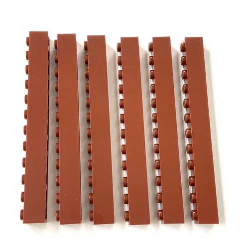 Lego bausteine 1x12 - 6, rotbraun
