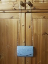 Jakes Cocktail Clutch Türkis glänzend