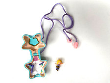 Polly Pocket Skating Star Locket mit 1 Figur 1992 Blue Bird