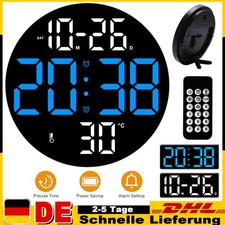 Wanduhr Digitaluhr Temperatur