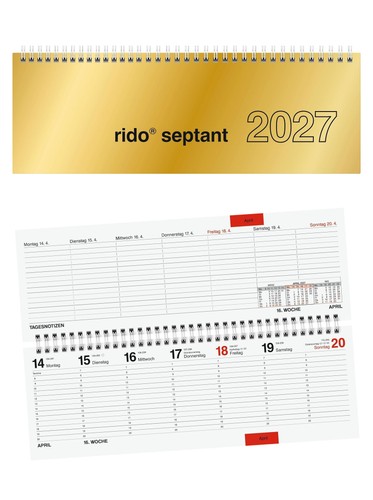 Rido septant tischkalender - rido,