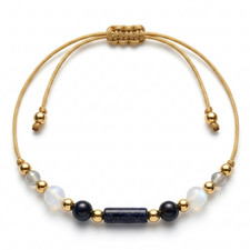 Blauer sandstein armband - blauer, ✨