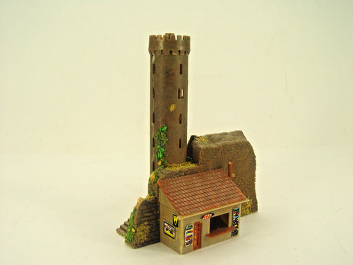 Kleine burgruine mit - kleine,