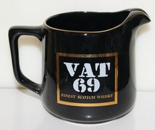 alter VAT 69 FINEST SCOTCH WHISKY HCW SCANDIC 12 cm H Whiskykrug Jug Pitcher K58