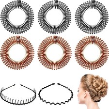8 Stück Haarband, Schwarz