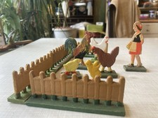 Flat Wooden Animals - 4 Fence