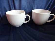 2x Seltmann Weiden Rondo / Liane weiß Kaffee-Obertasse 0,21 L