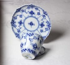 Royal Copenhagen Kaffeetasse mit Untertasse 1035 Musselmalet Vollspitze 1.Wahl