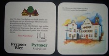 Bierdeckel Pyras Pyraser Landbrauerei 750 Jahrfeier Allersb. Serie von 2004 (3)