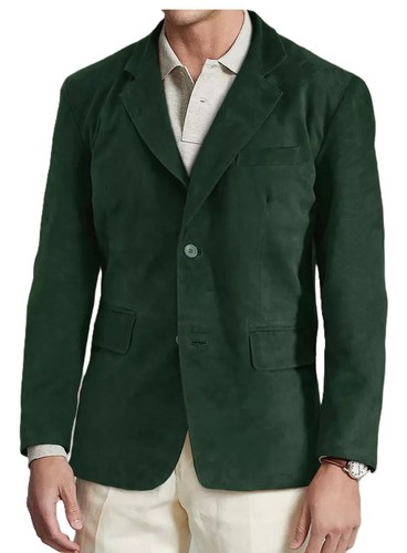 Herren reines wildleder grün - reines,