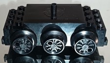 Lego 12 V Eisenbahn Motor mit Grundplatte Haken vorhanden schwarz getestet top