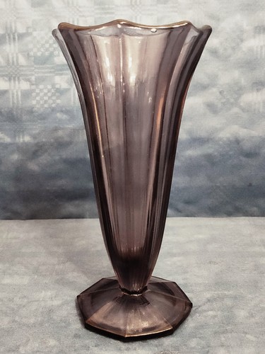 Vase kristallglas vintage art - kristallglas,