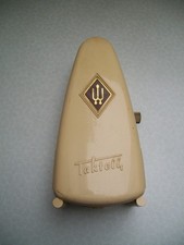 Wittner Taktell Metronom aus Kunststoff Elfenbein Farbe  ca.70er Jahre Germany