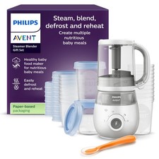 Philips Avent 4-in-1 Babynahrungszubereiter: Dampfgarer und Mixer für gesunde Ba