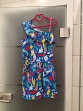 Mini Boden Sommer Meerjunkfrau Overall kurz bunt Gr. 152 11-12 Jahre NEU !