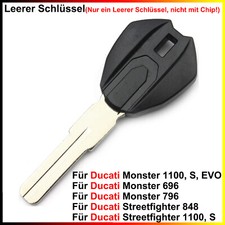 Leerer Schlüssel für Ducati