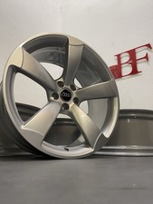 Original RS4 RS5 8T 8T0601025CP  Rotor Felgen  Räder B8 9x20“ ET26 Silber Top S5