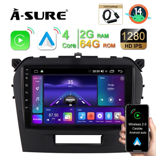 Dab carplay 32gb android - 2+32gb, 14