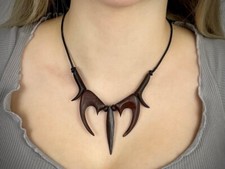 Goa Holzkette Holzschmuck