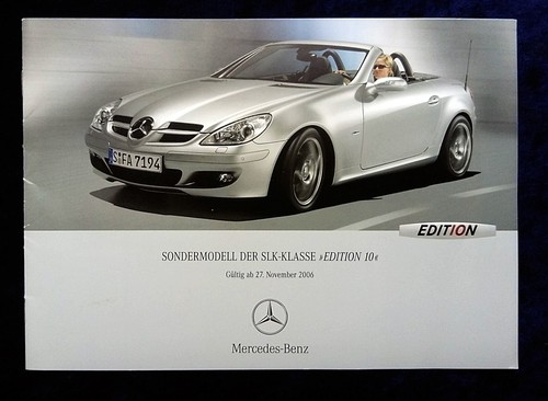 Mercedes slk 171 edition - mercedes,