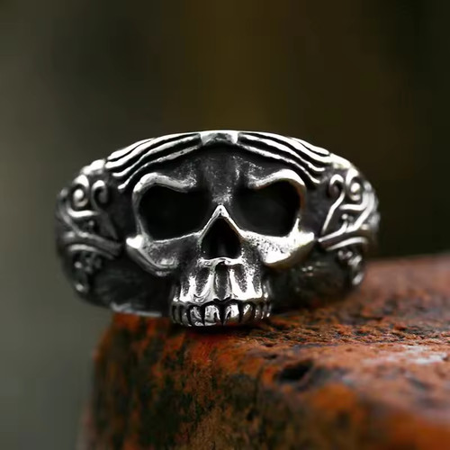 Damen herrenring schädel - damen-herrenring,