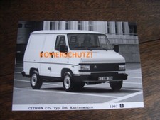 Citroen C25 4x Pressefotos (Luxusbus, Typ 800 Kastenwagen + Fahrgestell), 1992