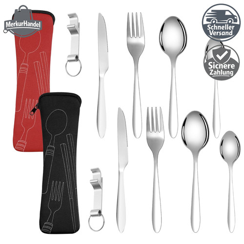Edelstahl besteck set - besteck, 10
