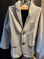 Blazer H&M Anzug Jacke Sakko hellgrau Gr. 110 für Jungen 100% Baumwolle