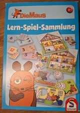 Schmidt Die Maus Lern-Spiel-Sammlung Vorschule Zahlen Uhrzeit Kinder ab 4