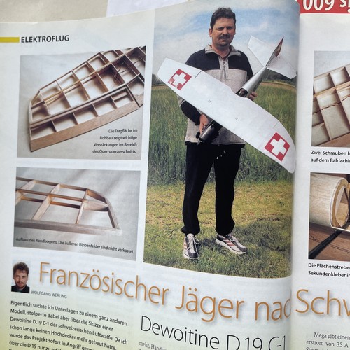 Bauplan für elektroflugzeug - bauplan,