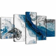 Marineblau und Grau Wirbel