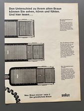 Braun micron vario 3 Rasierapparat Rasierer 1985 Vintage Ad Werbung Reklame