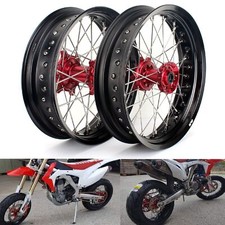 17" Supermoto Wheels Set for