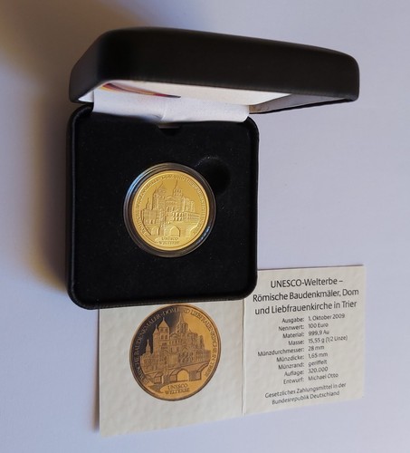 100 euro gold 2009 - 100, brd