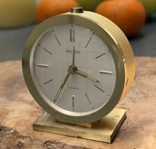 Vintage Messing Tischuhr