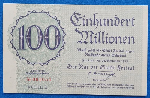 152 notgeld stadt freital - notgeld,