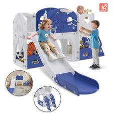 8 In 1 Rutsche Kinderrutsche Schaukel DraußenInnen Garten Baby Zimmer Rutschbahn