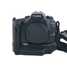 Canon EOS 30 eye control body SLR schwarz Spiegelreflexkamera + Batterie Pak