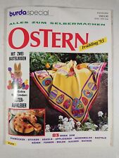 Special Burda Ostern Frühling 1993 Sticken Häkeln Basteln Nähen Malen Kochen