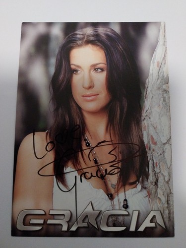Gracia baur autogramm signiert - gracia,