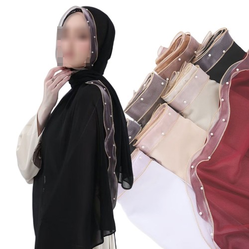 Frauen chiffon schal - chiffon, solid