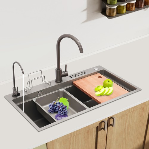 Edelstahl einbauspüle set - einbauspüle,