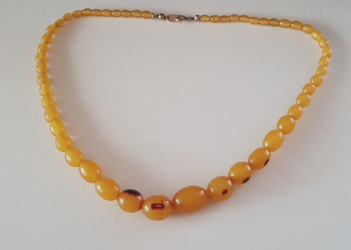 Bernstein kette 46cm - bernstein,