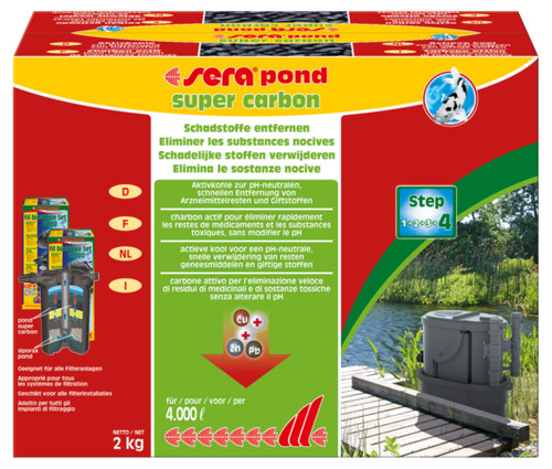 Sera pond super carbon kg - pond,