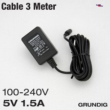 POWER NETZTEIL ADAPTER PSU 5V 1.5A 1500mA 100-240V GRUNDIG SA10-0515G FOR USB