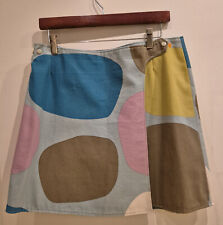 Wenderock Rock blau bunt Kreise Vögel Gr 38 - 40 Handmade