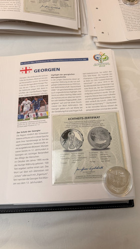 Silbermünze georgien fifa - silbermünze,