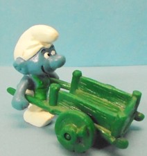 40206 Gärtner SUPER Schlumpf Nr. 1 kleine Form Karre sehr dunkles grün