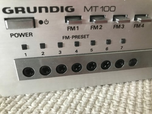 Grundig silberner ukw tuner - grundig, ukw-tuner
