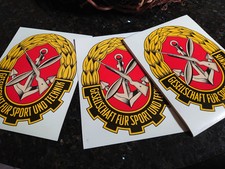 Hoheitszeichen GST DDR  Emblem MZ NVA Militär Stasi Panzer Trabant Kübel Simson 
